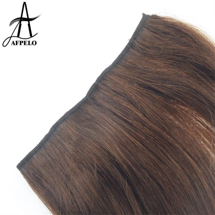 Straight halo hair extensions
