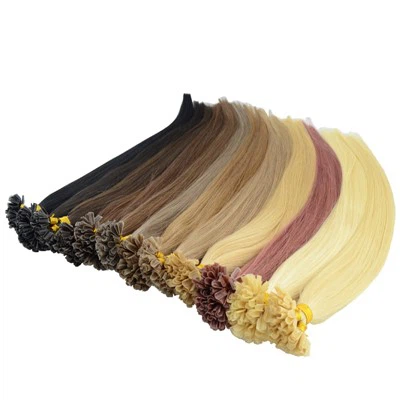 Extensions de cheveux ondulés avec nano-anneaux